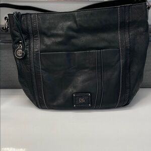 The Sak Dark Leather Women's Messenger Bag
